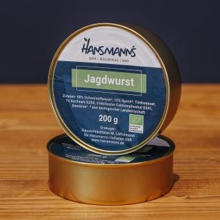 Hansmanns Jagdwurst in der Dose