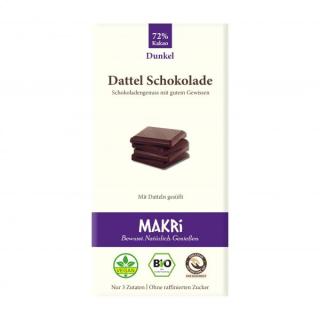 Dattelschokolade Dunkel 72%