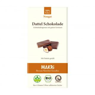 Dattelschokolade Nougat