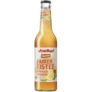 Eistee mit Pfirsich & Zitrone