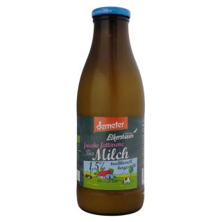 Demeter fettarme Milch 1,5% Flasche