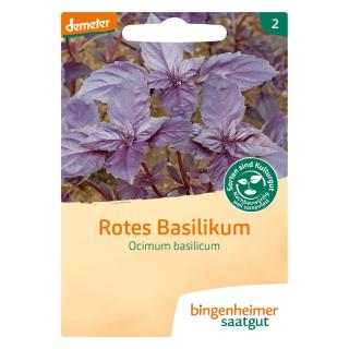 Basilikum Rotblättrig Saat