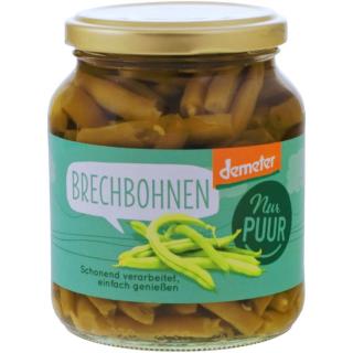 Brechbohnen, kleines Glas