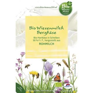 Bio Wiesenmilch Bergkäse 45%F