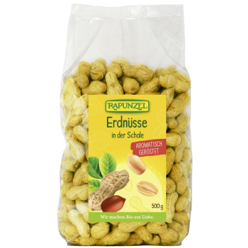 Erdnüsse in der Schale geröstet