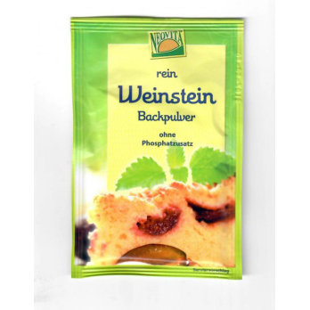 Weinstein Backpulver im Beutel