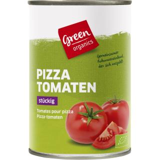 green Pizza-Tomaten