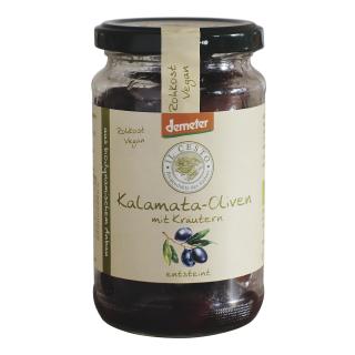 Kalamata Oliven mit Kräutern