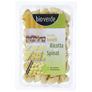 Tortelli mit Ricotta+Spinat