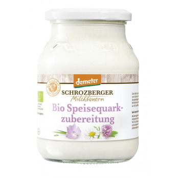 Speisequarkzubereitung Glas