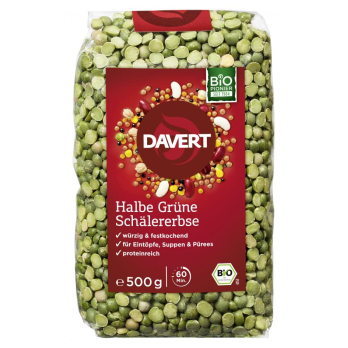 Halbe Grüne Schälerbsen