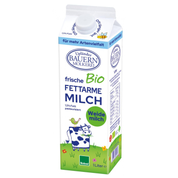 fettarme Upländer Milch Tetrapack