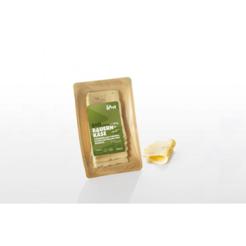 Kräuter Bauernkäse in Scheiben