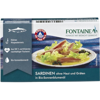 Sardinen o. Haut & Gräten