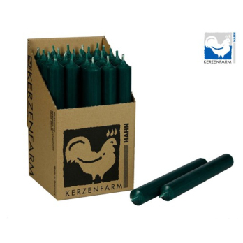 Stabkerze dunkelgrün