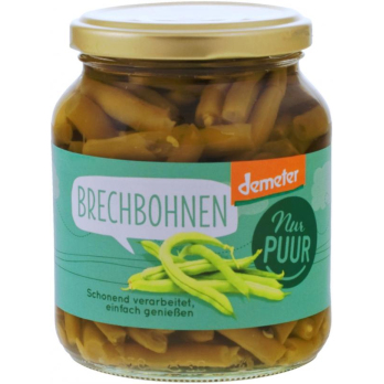 Brechbohnen, kleines Glas