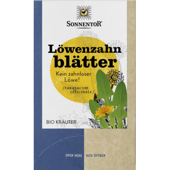 Löwenzahnblätter Tee